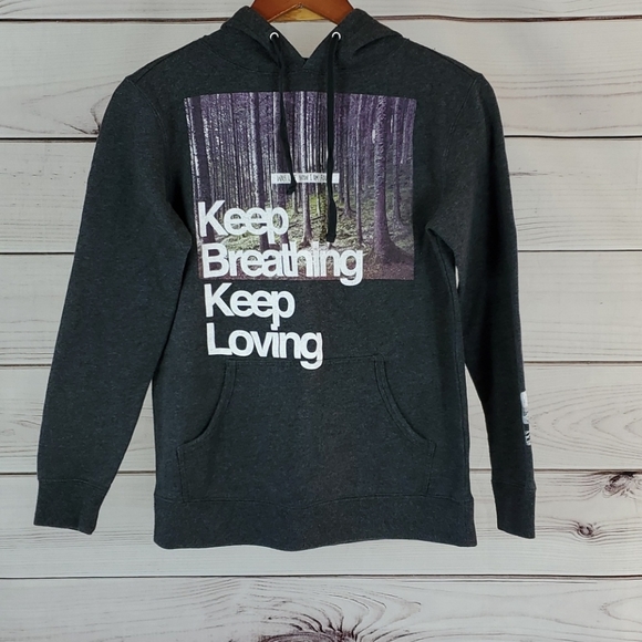 Glamour Kills Charcoal Gray Hoodie, Small - Item 0017 - Picture 1 of 7
